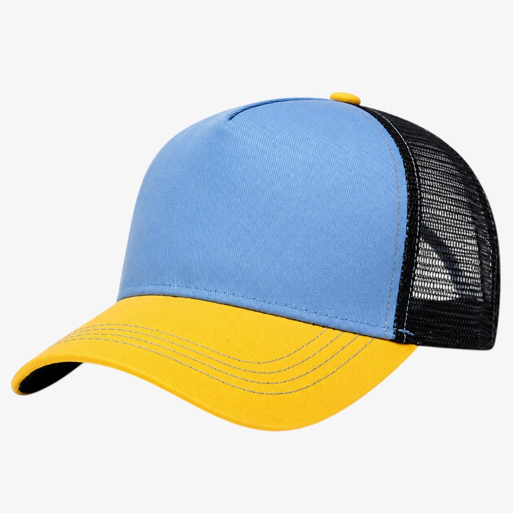 5 Panel Baseball Caps with Mesh Back