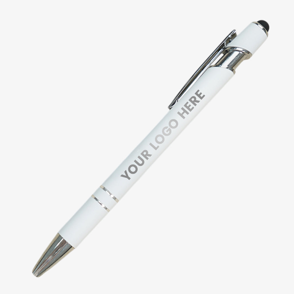 Double-Ring Stylus Ballpoint Pens