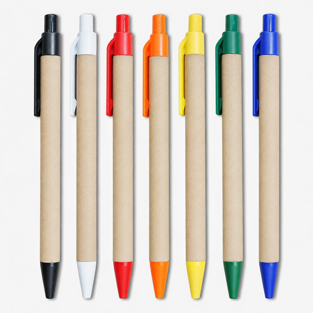 Eco-Friendly Paper Barrel Ballpoint Pens