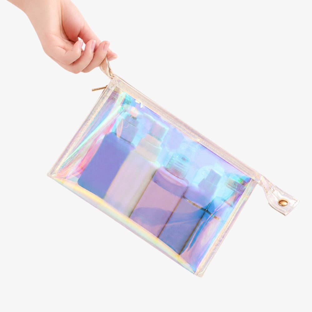 Holographic Travel Cosmetic Bags