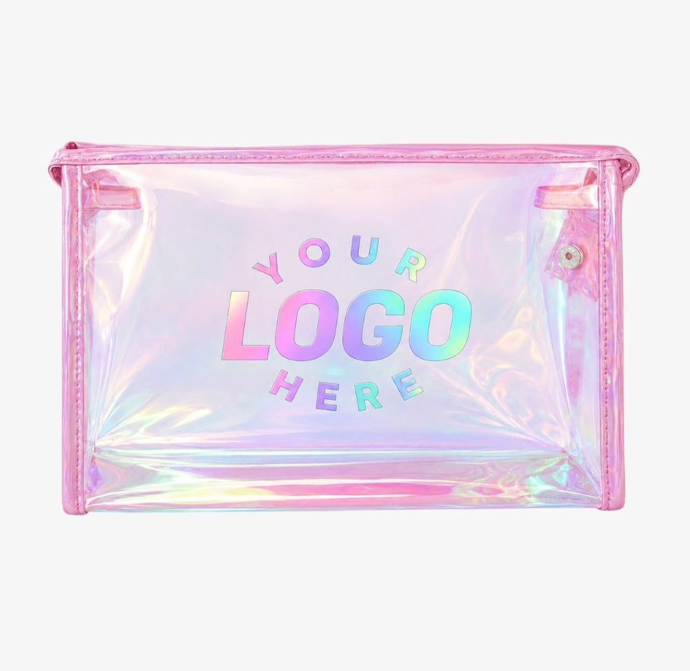 Holographic Travel Cosmetic Bags
