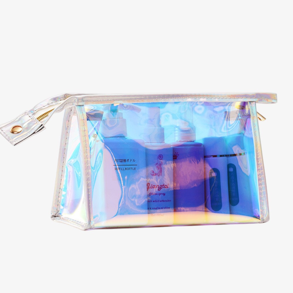 Holographic Travel Cosmetic Bags