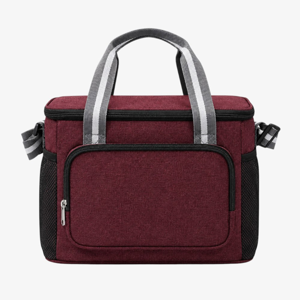 Oxford Cooler Bags With Front Zipper Pocket
