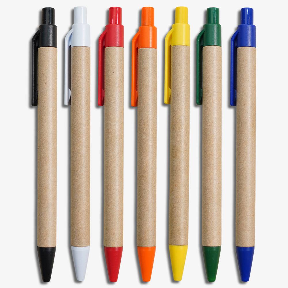 Eco-Friendly Paper Barrel Ballpoint Pens